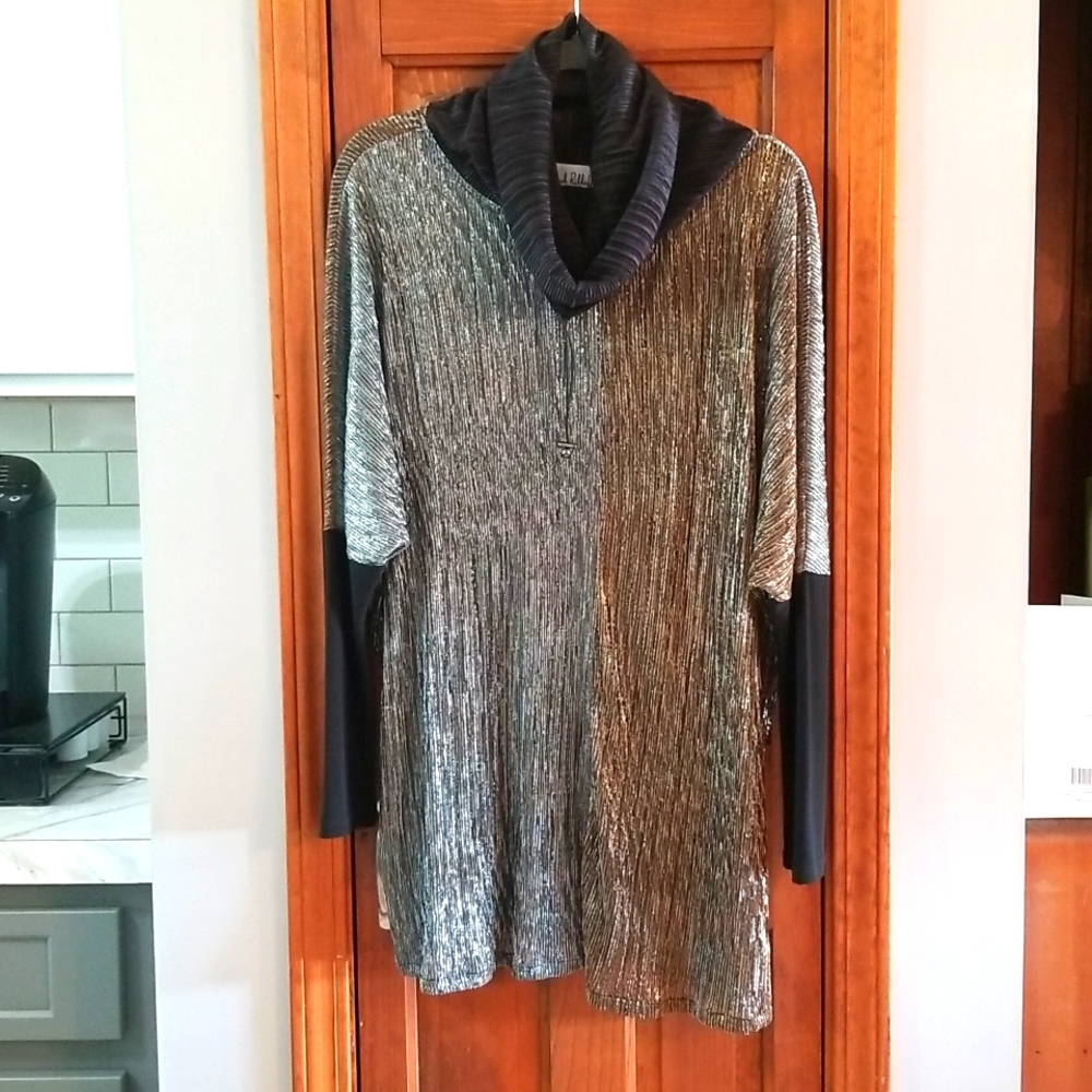 Women's Joseph Ribkoff two tone long sleeve tunic size 10